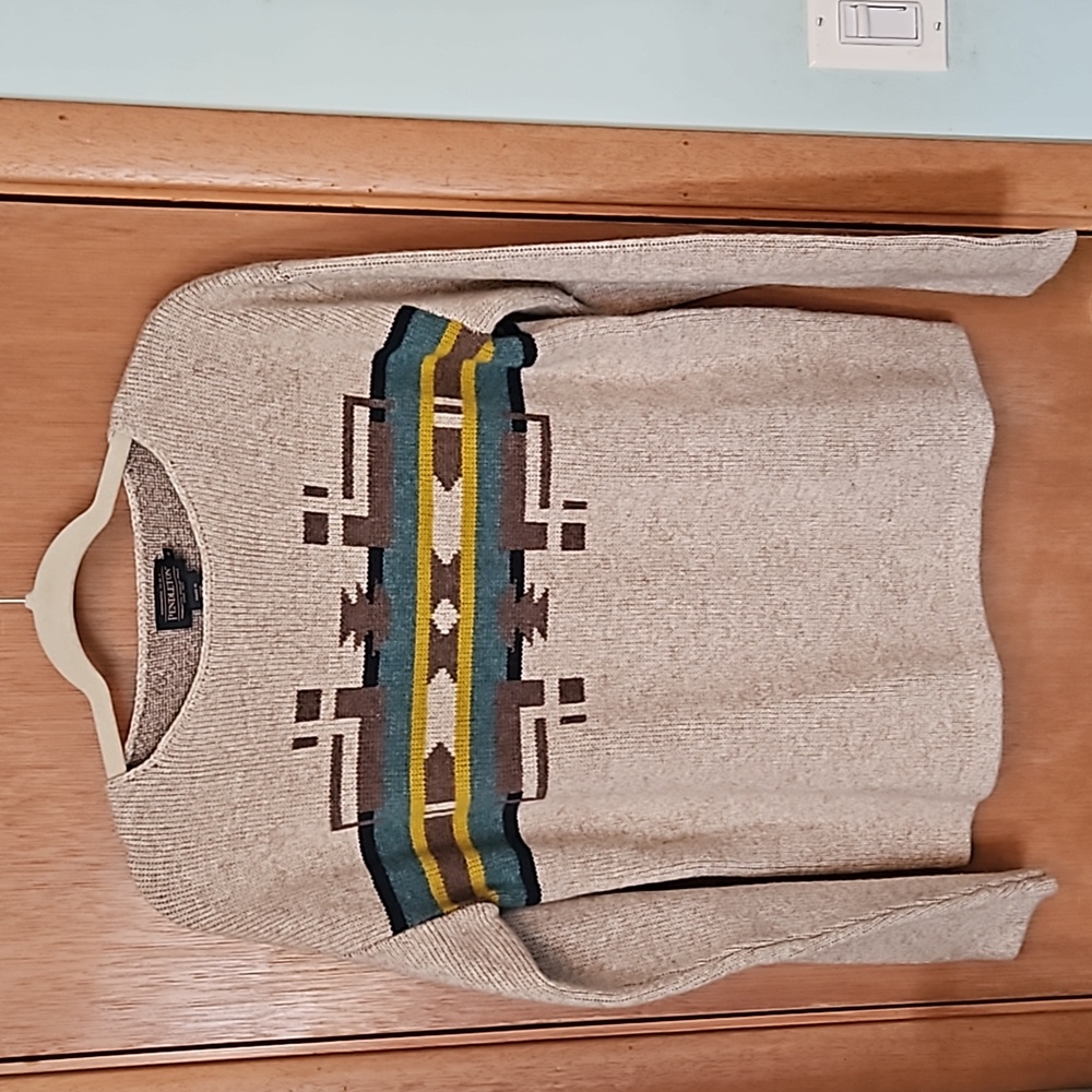 Pendleton Oatmeal The Chippewa Drop Shoulder Swea… - image 1